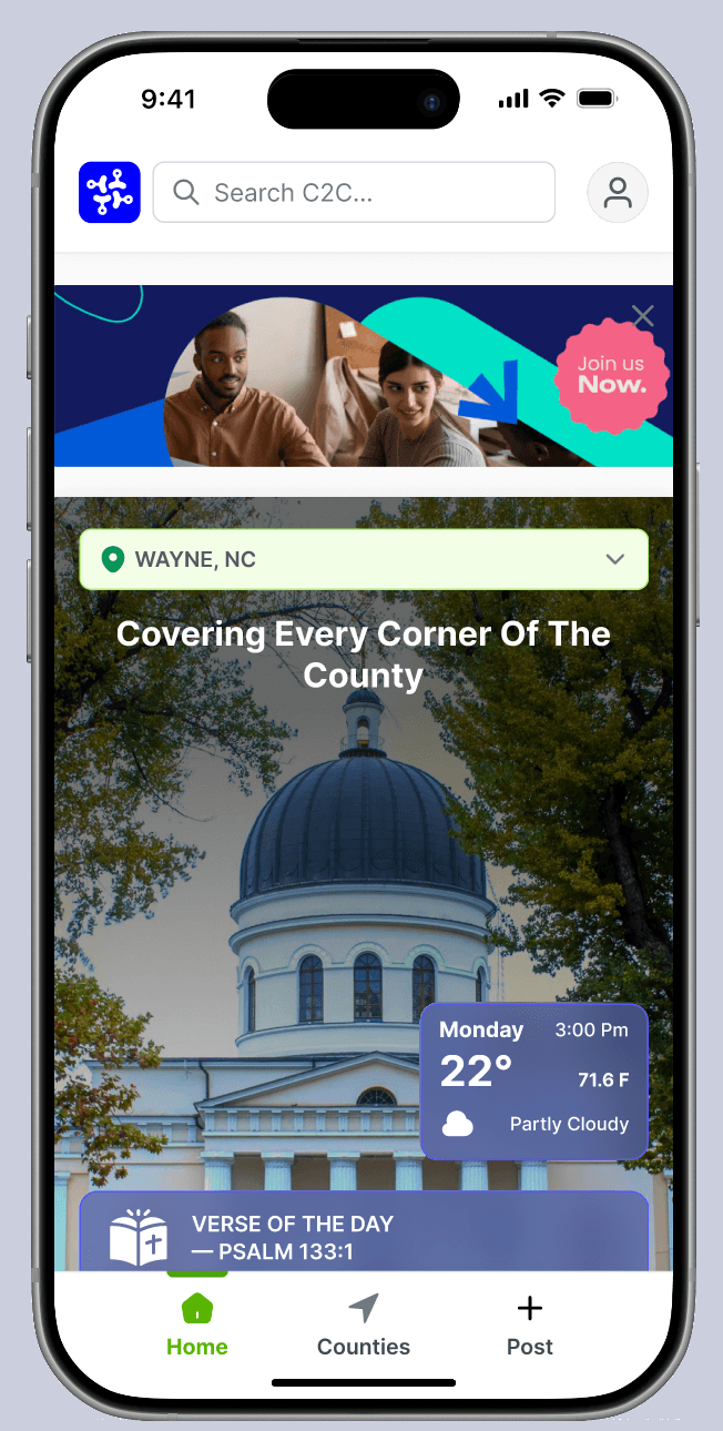 C2C News Mobile App screenshot 1