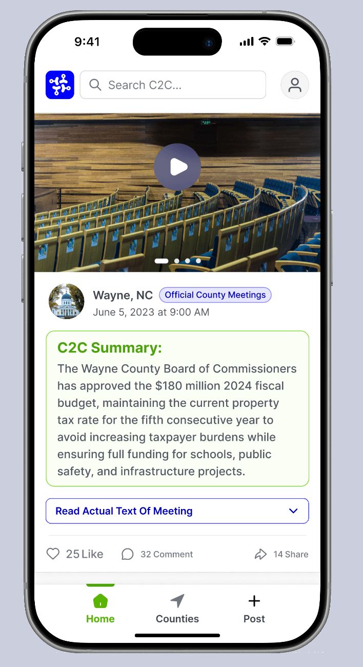 C2C News Mobile App screenshot 2