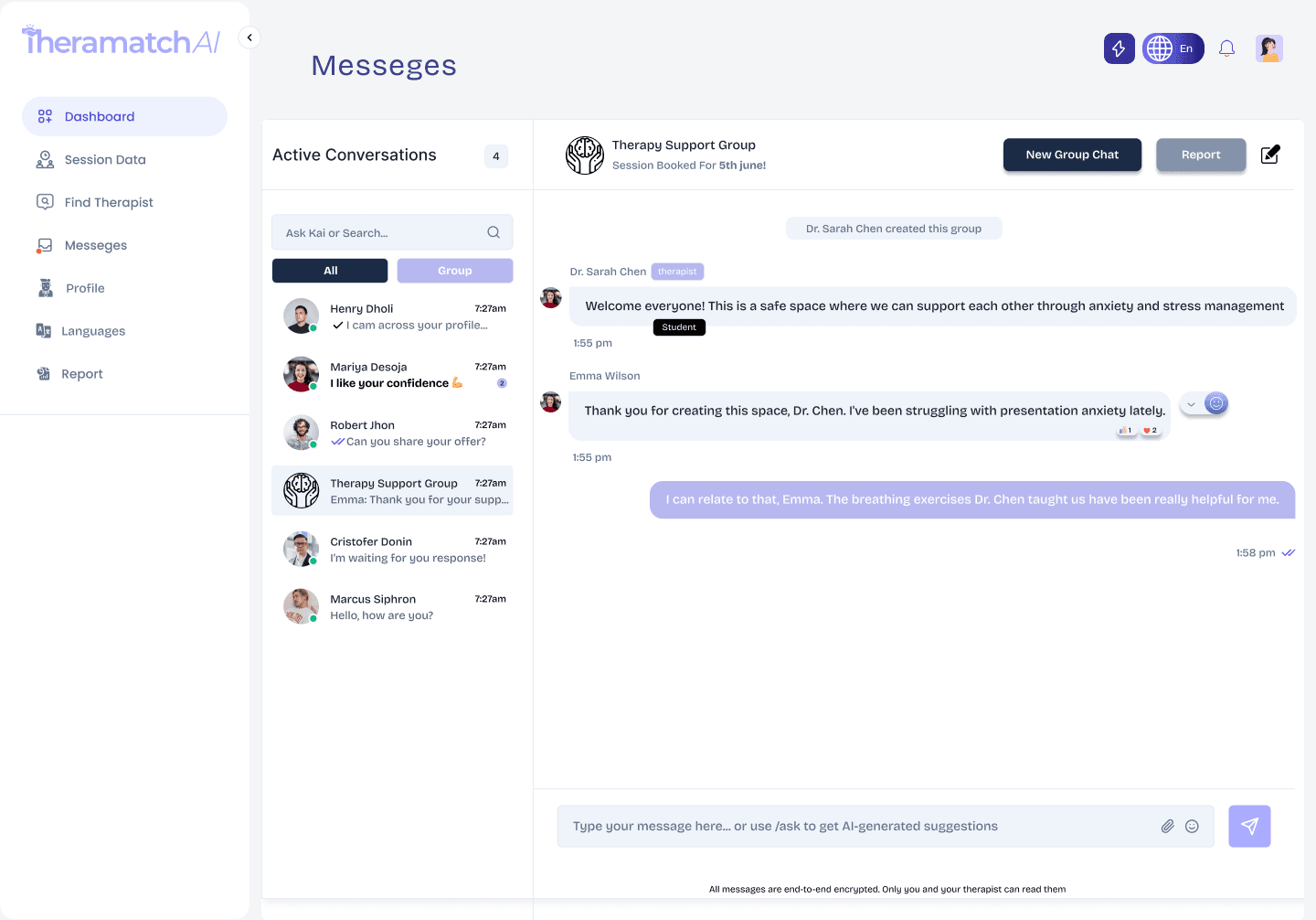 Theramatch screenshot 2